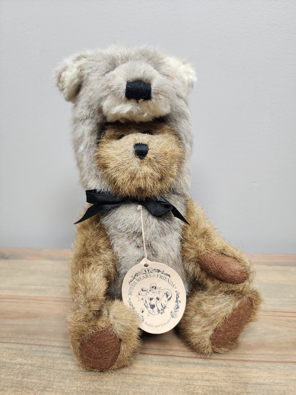 BOYDS Bears & Friends Matthew H Bear Wolf Costume Plush Movable Arms & Legs 10in
